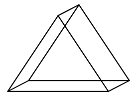 A triangular prism.